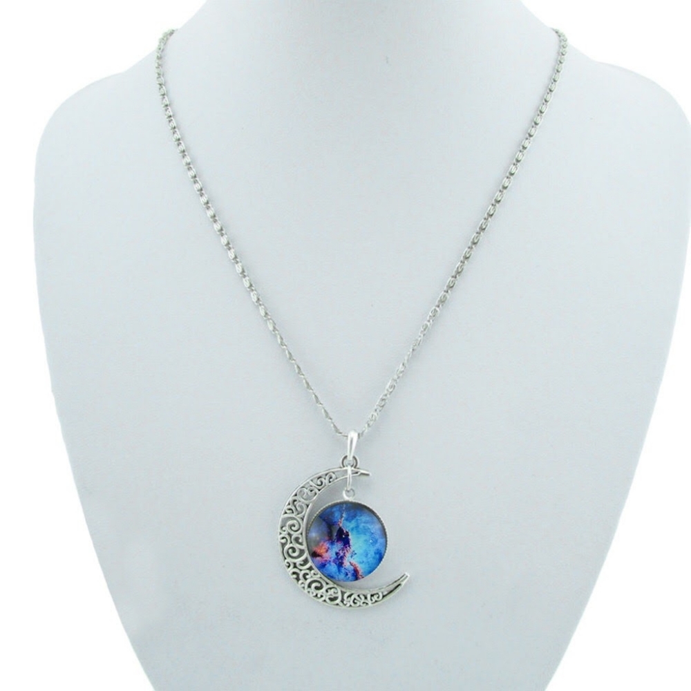 Moon Galaxy Chain Necklace